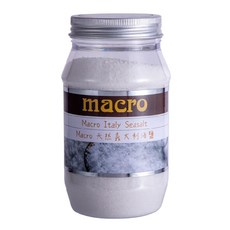 Macro 天然義大利海鹽, 450g, 1罐