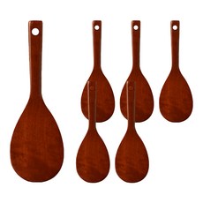 Attirer Kitchen 木頭飯匙, 原木色, 6支