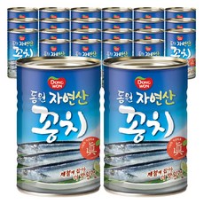 동원 꽁치 통조림, 400g, 24개