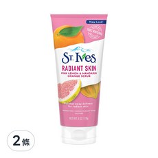 ST.Ives 聖艾芙 去角質磨砂膏 檸檬柑橘, 170g, 2條