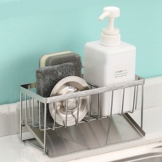 Gudding 不鏽鋼瀝水菜瓜布架 一般型, 1個, 單一顏色