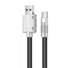 Cxin 宸欣 Iphone彎折傳輸充電線 CX-A27 120cm, 黑色, 1個