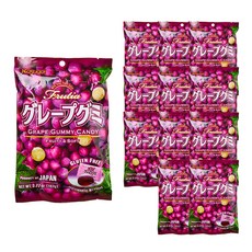 Kasugai 春日井 果汁軟糖 葡萄口味, 107g, 12袋