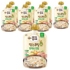 아이꼬야 맘스쿠킹 12개월부터, 100g, 8개, 닭백숙 진밥