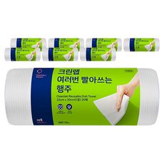 크린랩 可重複水洗抹布 捲筒式, 25入, 8個