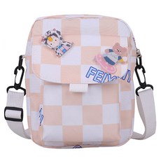 KIZTREE 兒童格紋斜背包 BB-294