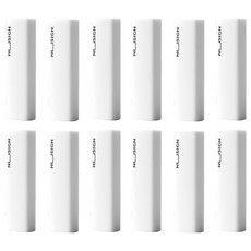 deLi 得力 Nusa In無塵三角橡皮擦 6入, 2個, 混合顏色