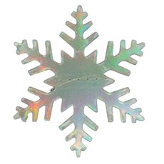 立體雪花串 裝飾品, 鐳射, 1個