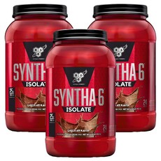 Bsn 畢斯恩 Syntha6 分離蛋白粉巧克力口味 48 份, 912g, 3罐