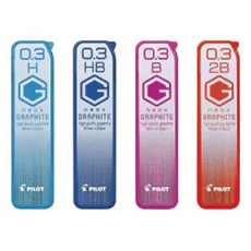 PILOT 百樂 超級G自動鉛筆芯 HRF-3G 0.3mm HB, 10個