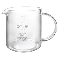 Driver 耐熱玻璃壺, 透明色, 450ml, 1個