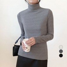 afinar 女款修身版高領暖身刷毛T恤