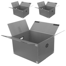 코멧 두꺼운 이사박스 3T 고급 벨크로형 3호~7호, 실버, 3개