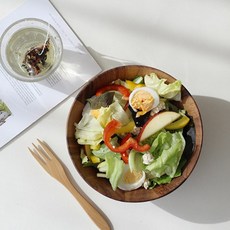 acacia home 沙拉碗 中, 混合色, 1個