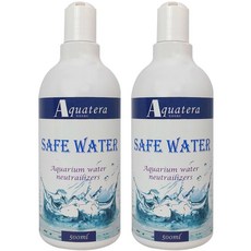 아쿠아테라 세이프워터 염소중화 물갈이제 워터컨디셔너, 500ml, 2개