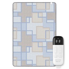 온돌왕 한일메디칼 IoT 탄소 모노륨매트 전기장판 유니크블루 CEL-480W, 6~7인용(270 x 183 cm)