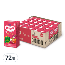 요미요미 튼튼 프룬 사과 125ml, 72개