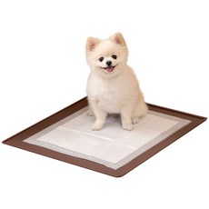 DEOPLLAE Pet 狗清潔防滑矽膠布, 牛奶可可, 1個