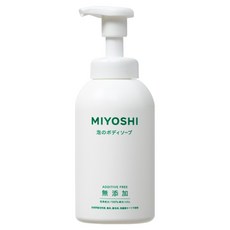 MIYOSHI 無添加泡沫沐浴乳 500ml, 1瓶