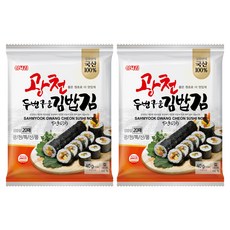 36gim 兩次翻烤飯捲用廣川海苔, 40g, 2包