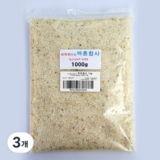 하늘e정원 세척화장토 백혼합사 분갈이흙 화분용토, 3개, 1kg