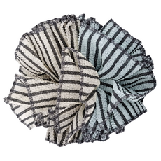 KEYTOSS 詰朵斯 Bamboo 柔色竹炭添加尼龍沐浴球，可重複使用，直徑15cm, 款式隨機, 1入, 1個