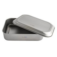TiANN 鈦安 純鈦日式便當盒 鈦蓋+綁帶, 1組