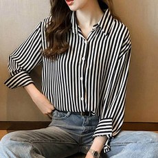 LUNA GIRL 女款Pipin條紋襯衫