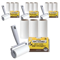 Nature Living Clean bee斜線切滾筒黏塵器+替換裝 4捲組 手持型, 4組