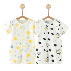 JOY MULTI 孩童印花短袖連身衣 2件組