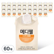 메디웰 고단백 플러스, 200ml, 60개