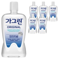 가그린 오리지널 구강청결제, 1.1L, 6개