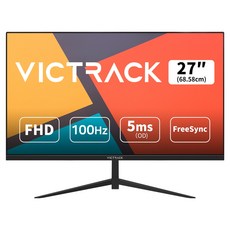 빅트랙 FHD 리얼 75Hz 프리싱크 평면 게이밍 모니터 블랙, 68.58cm, 27FM7501(무결점)