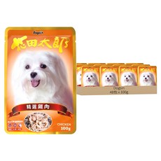 Dogsin 中小型犬 花田太郎狗餐包, 100g, 48包, 雞肉