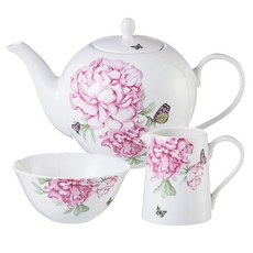 ROYAL ALBERT 米蘭達可兒 Everyday 茶具組, 茶壺 + 糖罐 + 奶罐, 1套, 單一商品