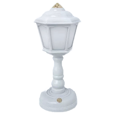 沐慕家居 充電款三段燈光模式小夜燈, USB插孔充電, 路燈白, 2個