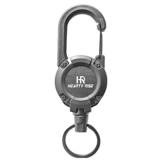 HEARTY RISE 哈帝來斯 HPI-2703 登山扣式伸縮扣 輕量化 高耐用度, 黑色, 1個, 65 cm