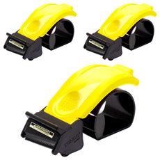 TENDO 封箱膠帶切割器 黑黃色 SJ-50M, 3個