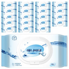 Anybidet 浴室用濕紙巾 蓋型, 46張, 20個