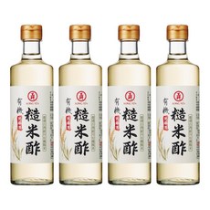 工研 有機糙米醋, 320ml, 嚴選台灣銀川有機糙米, 純素或全素, 4瓶