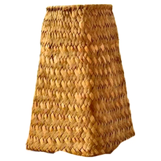 沐慕家居 手工編織花瓶 Set 2 草編, 棕色