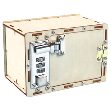 機械密碼箱 Set 精選優質木材/綠色安全環保, 1組