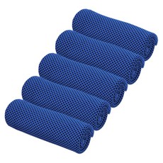 Mibil 涼感微風運動毛巾, 5個, 藍色