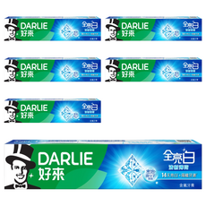 DARLIE 好來 全亮白牙膏 清新薄荷, 140g, 6條