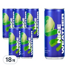 好天氣零蘇打青蘋果, 18個, 250ml