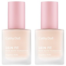 Cathy Doll 凱蒂娃娃 超清爽透膚粉底液 #01象牙白, 隱形毛孔 打造零瑕疵裸妝, 象牙白, 2瓶
