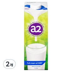 a2 MILK A2蛋白質牛奶, 1L, 2瓶