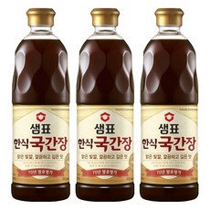 Sempio 膳府 韓式湯醬油, 860ml, 3個