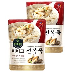 CJ bibigo 鮑魚粥 口感吃得出新鮮的稻米及鮑魚, 450g, 2包