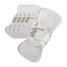 COtton REPUBLIC 棉質布尿布 XL號, Natural Beige, 5片